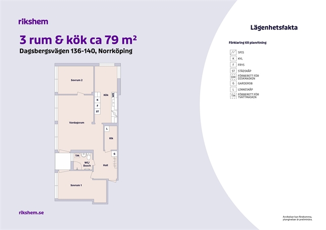 Dagsbergsvägen 140 i Norrköping
