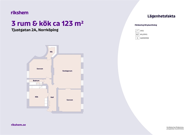 Tjustgatan 2 A i Norrköping