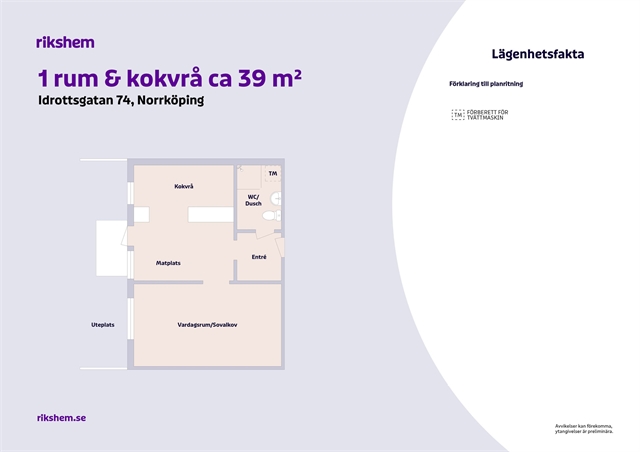 Idrottsgatan 74 i Norrköping