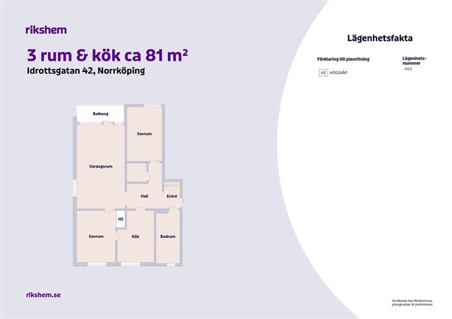 Idrottsgatan 32 i Norrköping