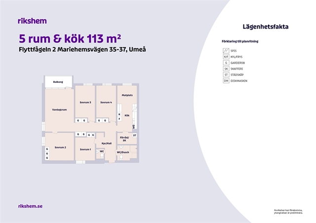 Mariehemsvägen 37 A i Umeå