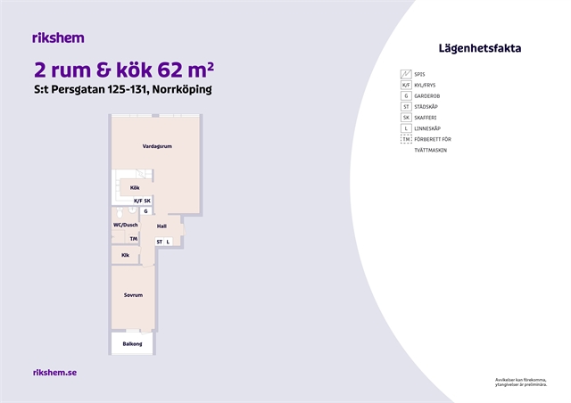 S:t Persgatan 125 A i Norrköping
